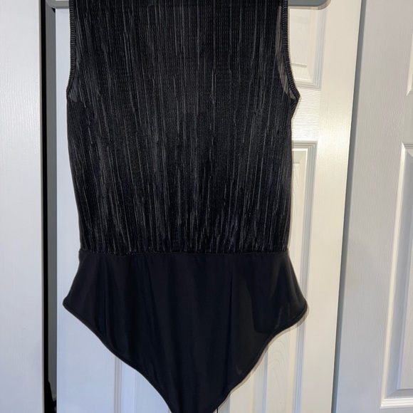 Wrap front black body suit - Picture 7 of 9